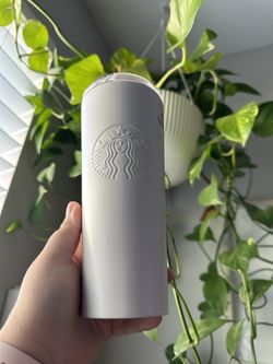Starbucks Pearl White Insulated Thermal Cup 