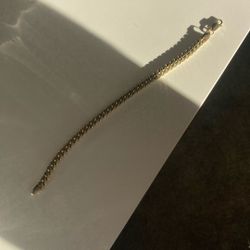 Gold Plated Cuban Bracelet 