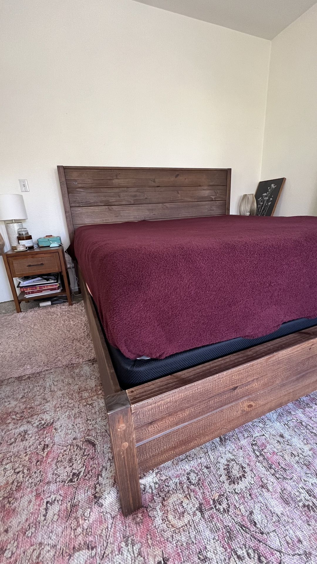 King Bed Frame - Wooden