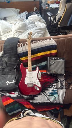 Squire Stratocaster electric guitar