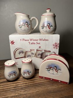 Vintage Winter Wishes 5 Piece Set