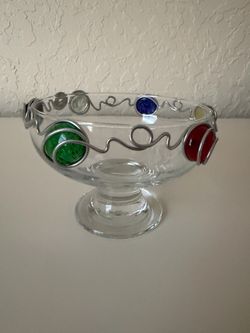 Small Decorative Bowl Decor, Size 4 1/2 wide by 3 1/2 tall