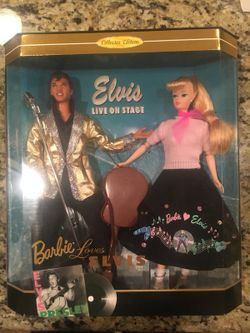 Elvis barbie and ken collectibles new in box