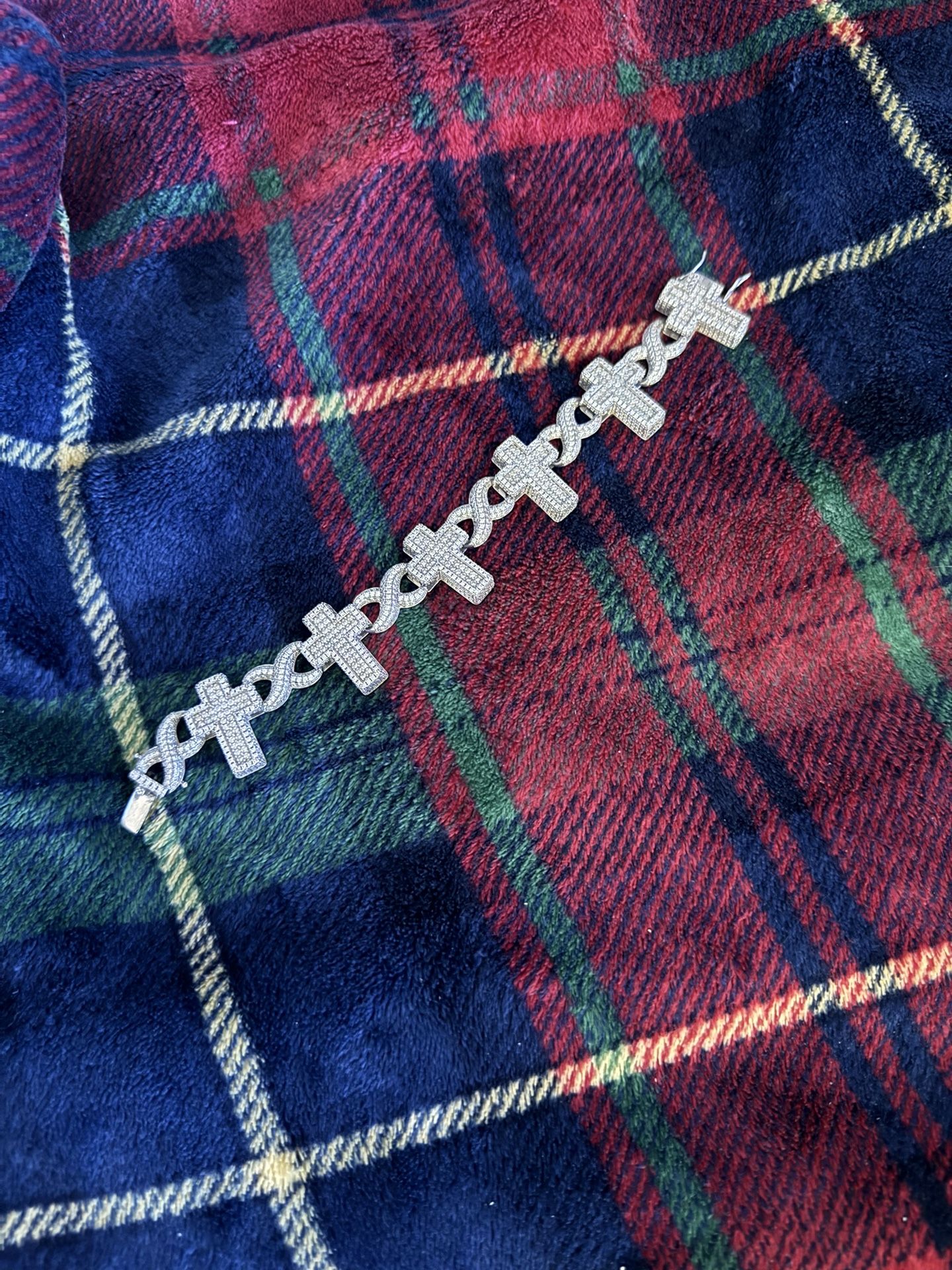 Mossanite Bussdown Bracelet