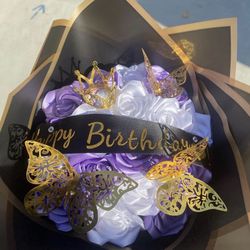 Ribbon Roses/ Ramo Buchón 