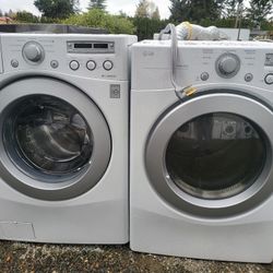 Lg Stackable Washer And Dryer Set Electric 