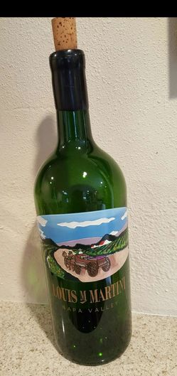 louis M martini napa valley bottle