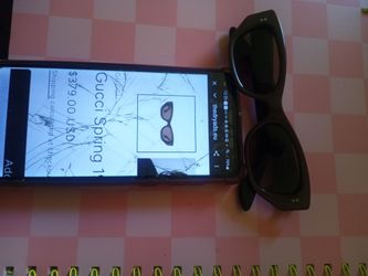 Olive Green Rectangle Frame Sunglasses