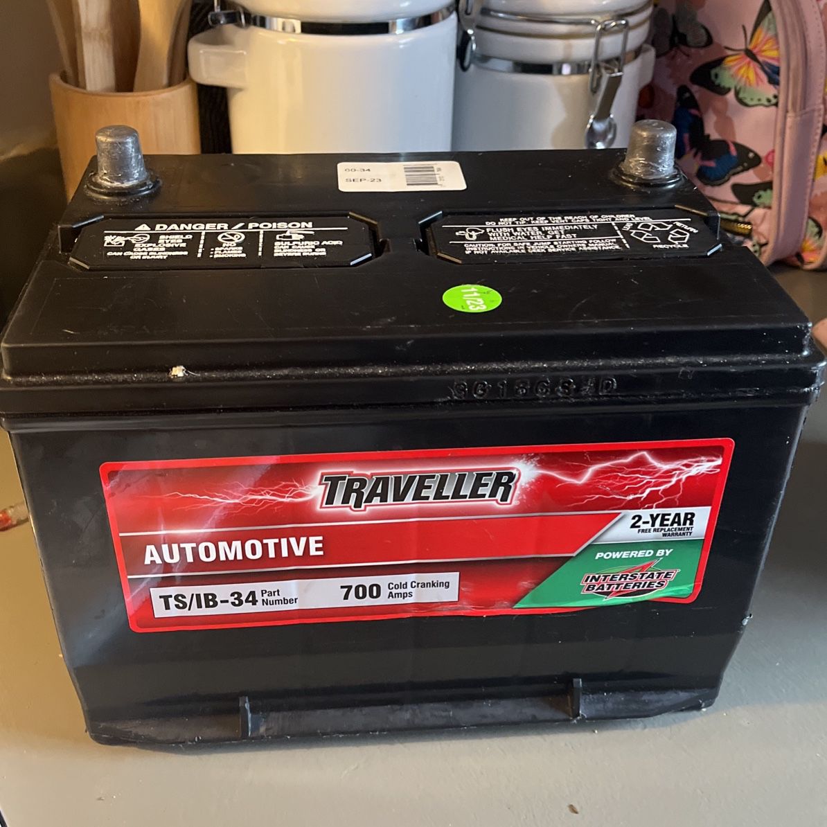 Traveller TS/IB-34 Powered by Interstate Auto Battery IB-34