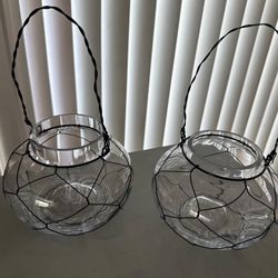 NAUTICAL Circular Glass Candle Holder