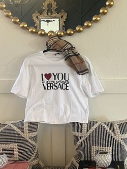 ❤️🖤⭐️ Versace Cropped Tee ⭐️❤️🖤 Small 