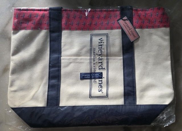 Vineyard Vines Classic Canvas Custom Tote Bag