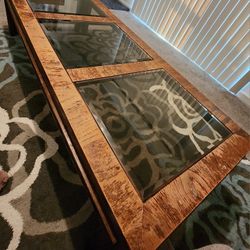 Large Solid Wood Coffee Table