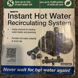 “Watts” Instant Hot Water Recirculating System
