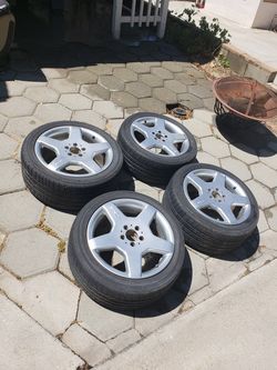 18" original AMG wheels