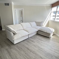 Light beige cloud sectional (NEW SETS)