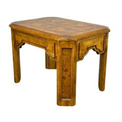 Vintage Salem House Burl Wood Accent Table