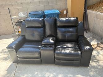 Leather couches
