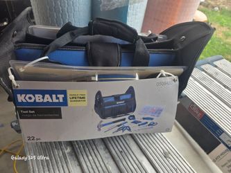 Kobalt 22-Piece Tool Set with Bag,new available now