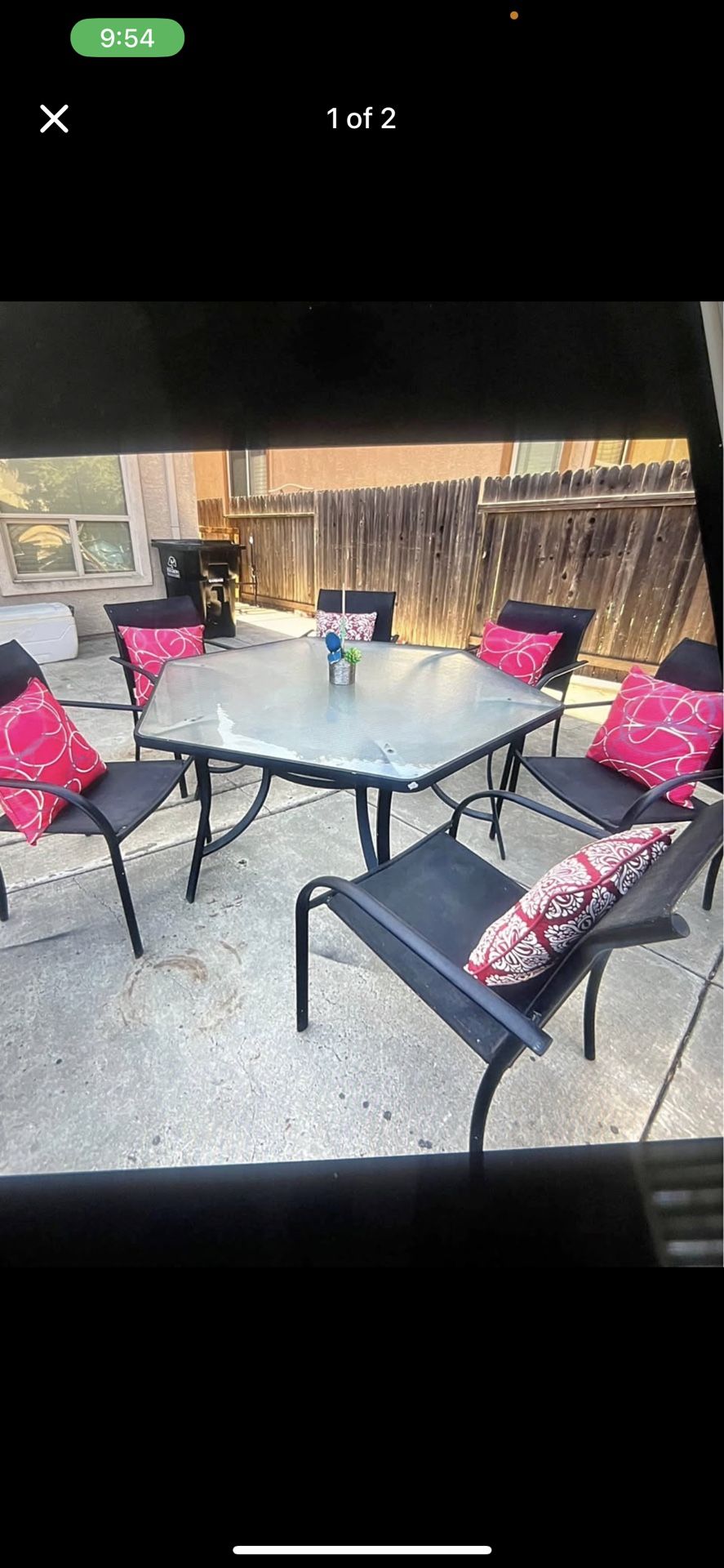 7 Pc Patio Set