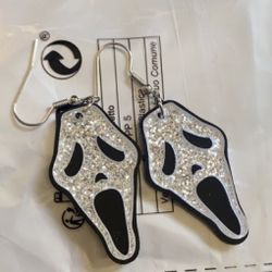 Ghost Face Earrings 