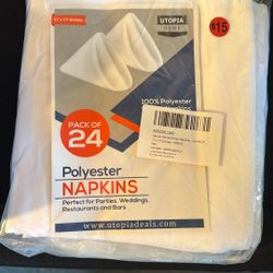 NEW Set Of 24 Cloth Napkins 