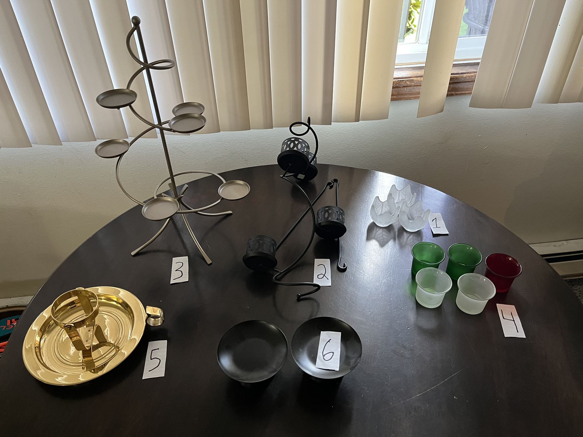 Party Lite Candle Holders