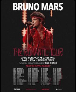 Bruno mars ticket