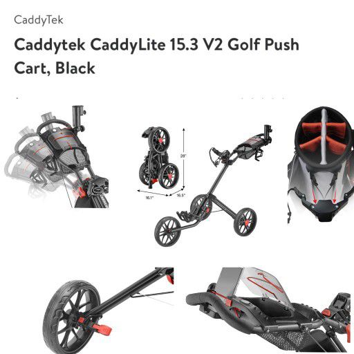 Caddytek  Golf Push Cart 