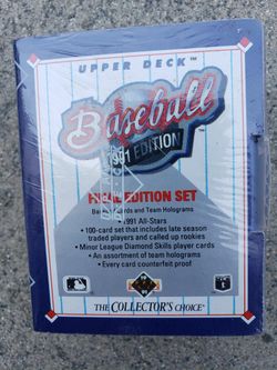 Upper Deck Baseball 1991 Final Edition Set