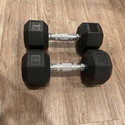  2 (25 Pound) Hex Dumbbell from All in Motion