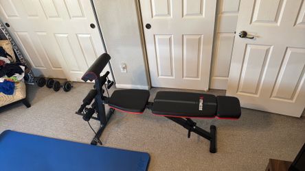 Foldable incline/flat/decline bench