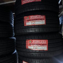 SET OF FOUR NEW TIRES 245/45/17 FULLRUN INCLUDING MOUNT AND BALANCE, ASK ME FOR SIZES AND BRANDS 