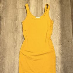 Yellow BodyCon Dress 