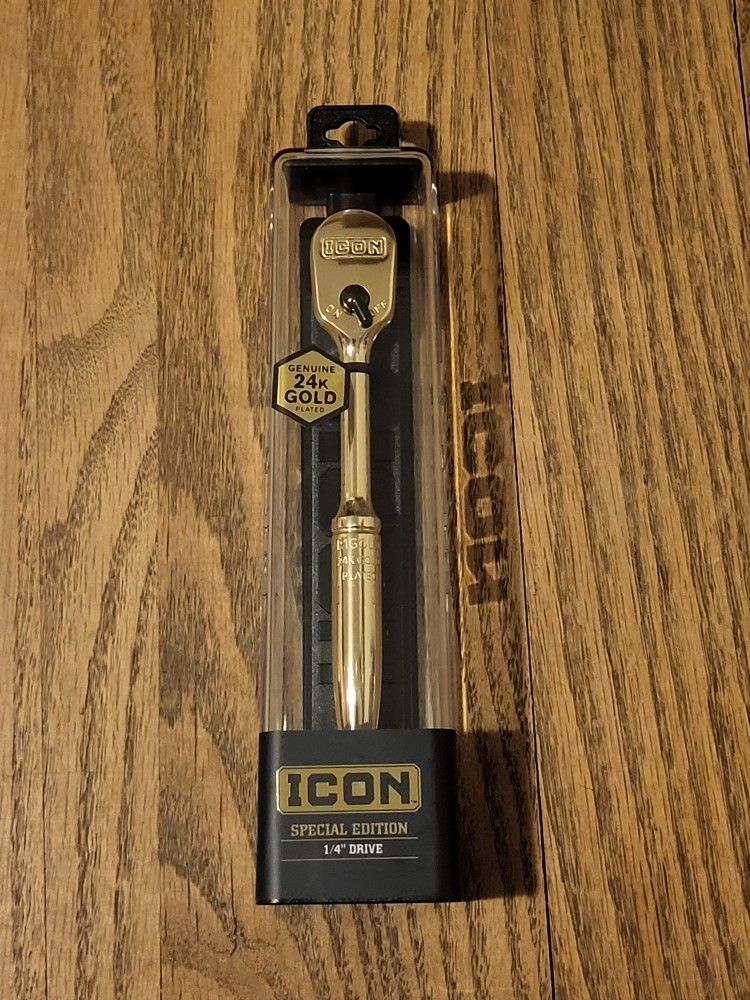 Icon special edition Genuine 24k Gold plated 1/4 Rachet