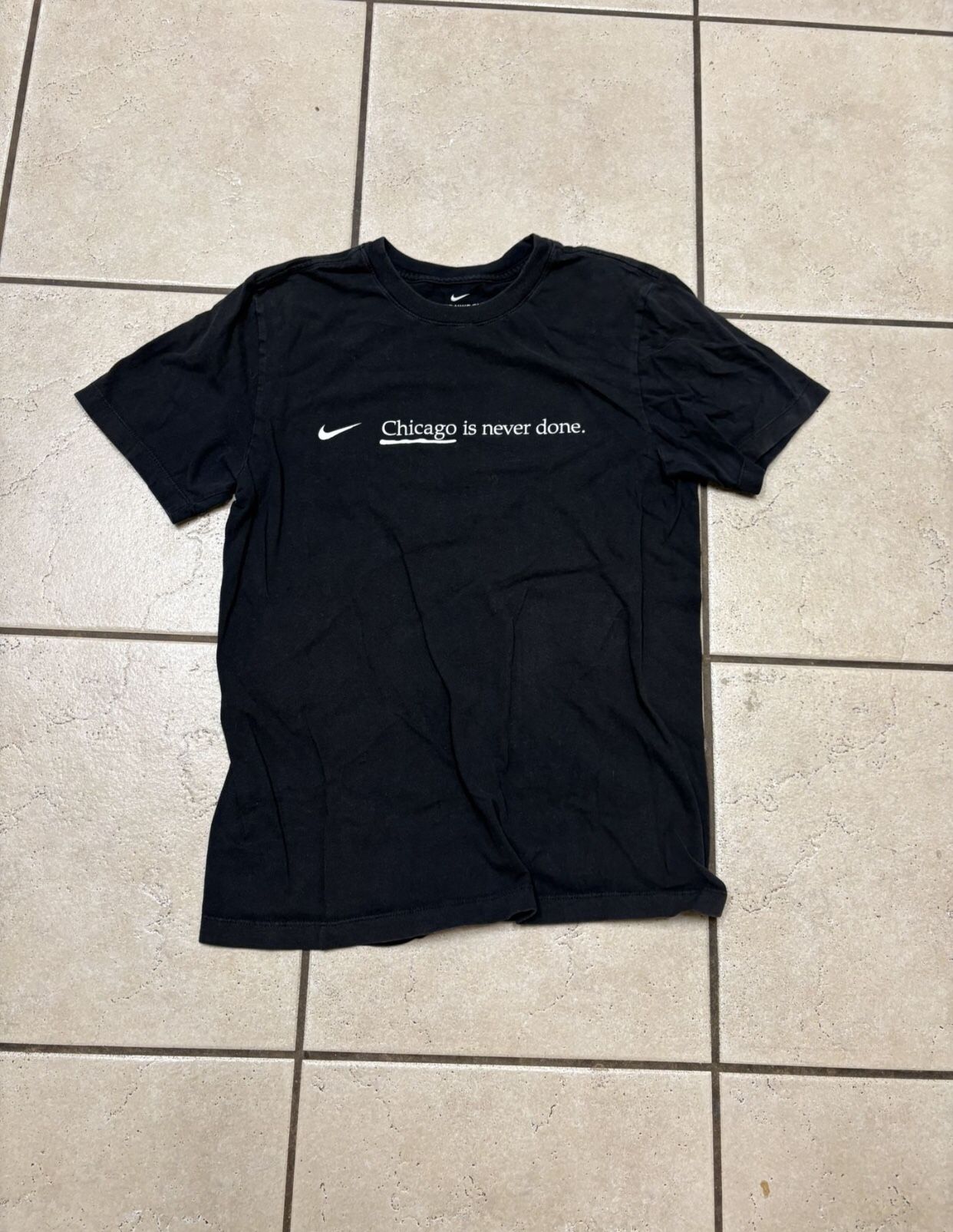 Black Nike “Chicago Is Never Done” Mens Small