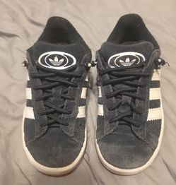 Adidas Campus Black White Stripes Shoes