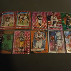 Cincinnati Bengals Card Lot Of 10