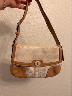 Vintage coach shoulder bag