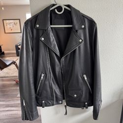 All Saints Leather Biker Jacket 