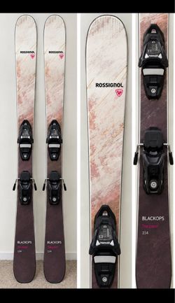 2022 Rossignol Black Ops Stargazer Women’s Skis – 154cm + Marker Squire Bindings