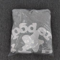 Gray Sp5der Hoodie