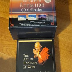 2 CD SETS-Law of Attraction 13- CD Collection & The Art of Happiness At Work 