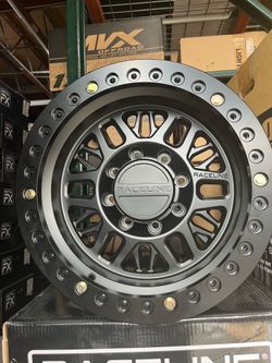 17x9 raceline true Beadlock satin black 8x6.5 -38 offset