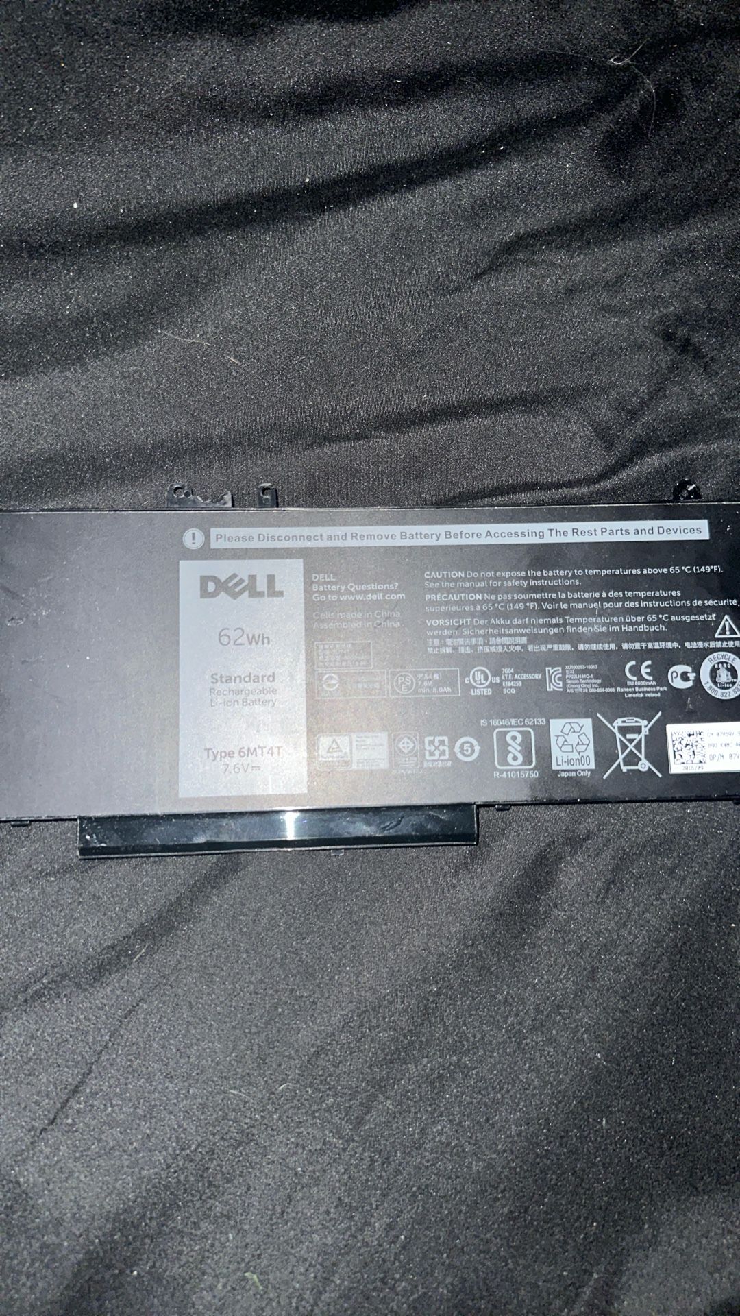 Dell Laptop Battery 6MT4T