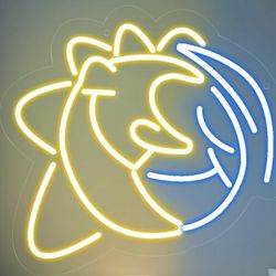 Sun/Moon LED Neon Sign