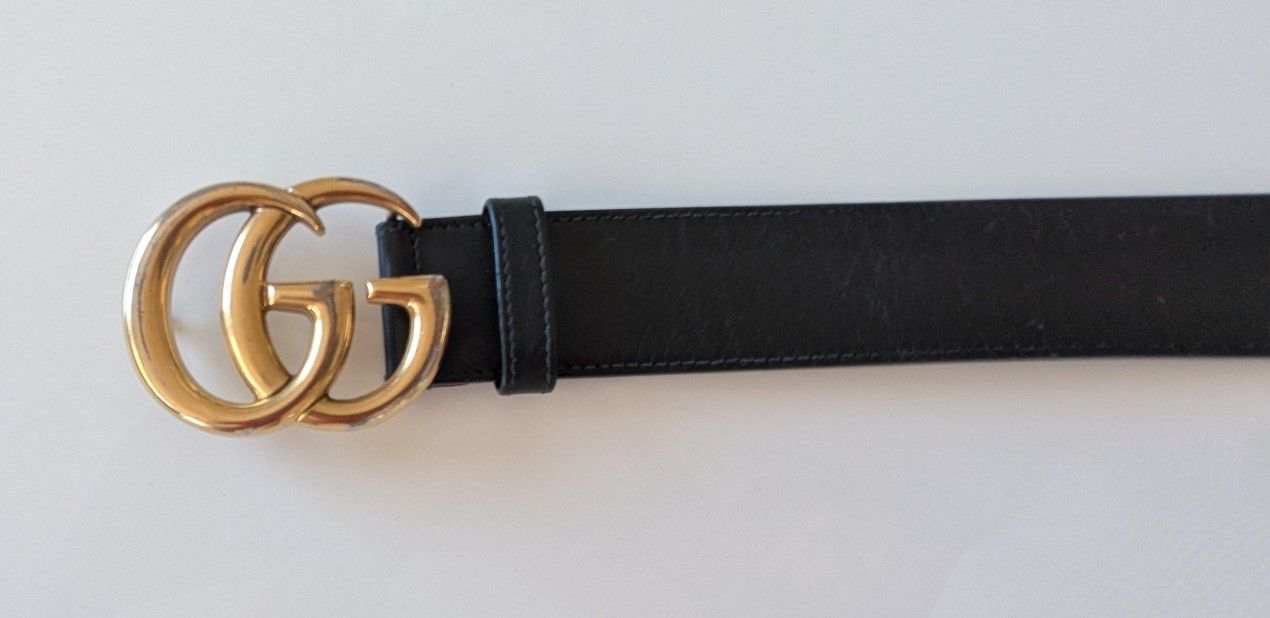 Black Gucci Belt