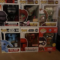 Mixed Funko Pops 