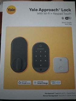 Yale approach lock with WiFi and keypad