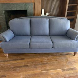 Full Size Blue Couch For Sale